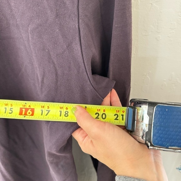 gr. dano purple Rayon Blend Bias Cut Asymmetric Hem Full Zip Jacket L - Picture 10 of 10